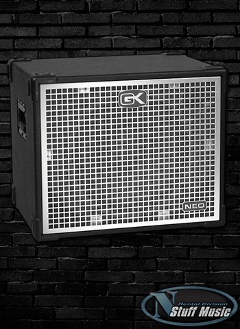 Gallien-Krueger Neo 115 III 400 Watt 1x15" Bass Cabinet - Rental